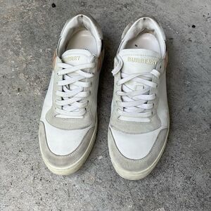 Burberry leather n nova chek sneakers